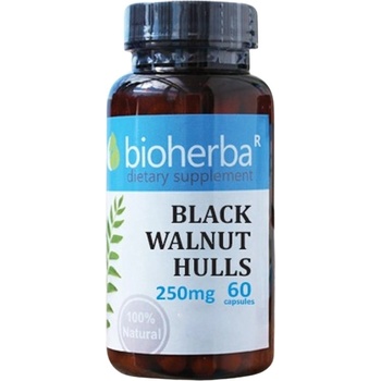Image 1 of Bioherba Black Walnut Hulls 230 mg [60 капсули]