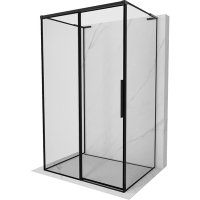 Mexen Rox-3S L душ кабина 3-стенна плъзгаща се лява 135 x 70 см, черна рамка, (8C2L-135-070-70-70-3S-L)