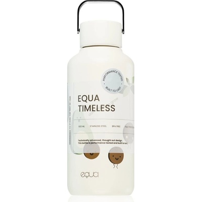 Equa Timeless nerezová láhev na vodu malá barva Avocado 600 ml