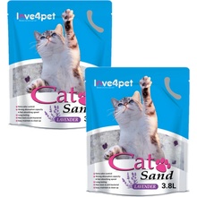 Cat Sand Levandule silikonové stelivo 2 x 3,8 l