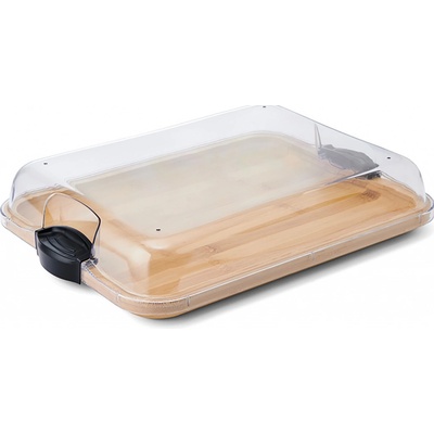 Farberware Servírovací tác s víkem 28x35 cm bambusový 5317453EU