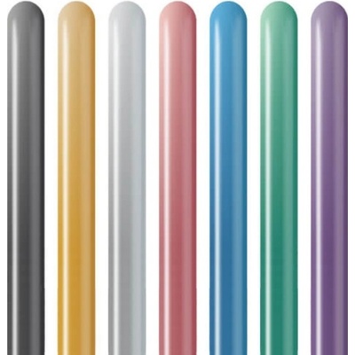 Kalisan Balloons Modelovací balonky profesionální, Mirror mix 260M