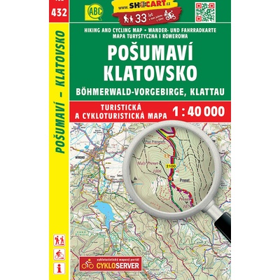 Turistická mapa Pošumaví Klatovsko