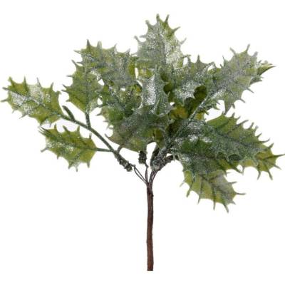 Ozdoba zapichovacia vetvička 18cm zelená