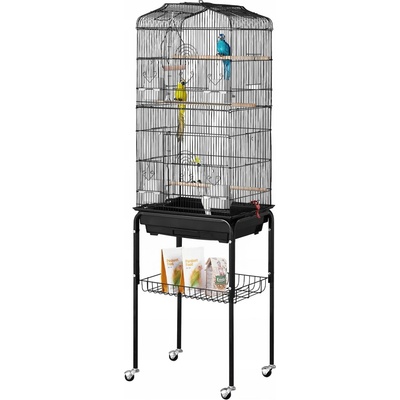 SucceBuy Klietka pre vtáky 45,7 x 35,5 x 151 cm