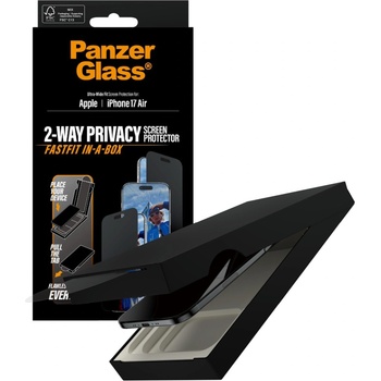 Panzer Стъклен протектор PanzerGlass за iPhone 17 Air, Privacy, инсталационен бокс