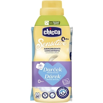 Chicco Aviváž koncentrovaná Jemný dotek 750 ml + vlhčené ubrousky 72 ks