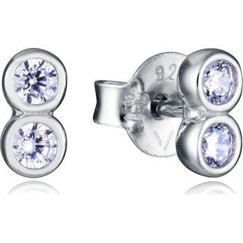 Viceroy Drobné strieborné náušnice so zirkónmi 2308E000-30