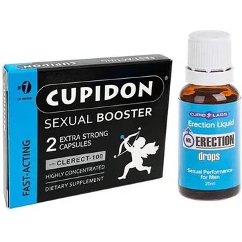 Image 1 of CUPID LABS Купидон Секс Стимулант за мъже 2бр + Капки за по-силна ерекция Erection drops 20ml