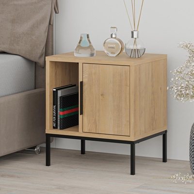 TopMebel Нощно шкафче Glynn в сапфирен дъб 45x35x50см