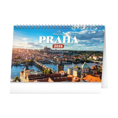 NOTIQUE Stolový Praha Milujem Prahu 23,1 x 14,5 cm 2025