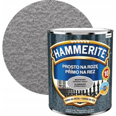 Hammerite přímo na rez 0,70L, kladívkově šedá
