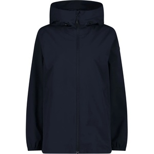 CMP Дамско водоустойчиво яке CMP Women's ClimaProtect Jacket Fix Hood Parka - Black Blue - размер 46 (EU) (104-5356-0317)
