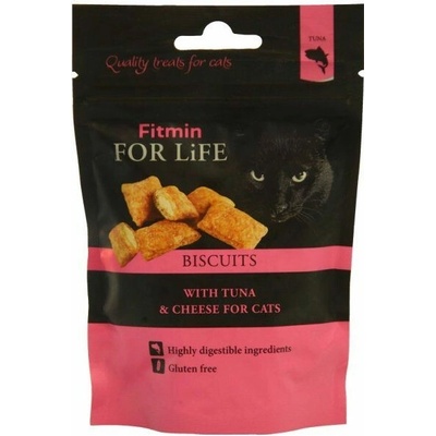 FITMIN For Life Cat biscuits with tuna & cheese 50 g