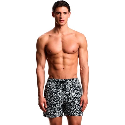 Giorgio Armani Бански гащета Emporio armani EM000583_AF20440 swimming shorts - Black (Eagle Arm Blue / Steel)