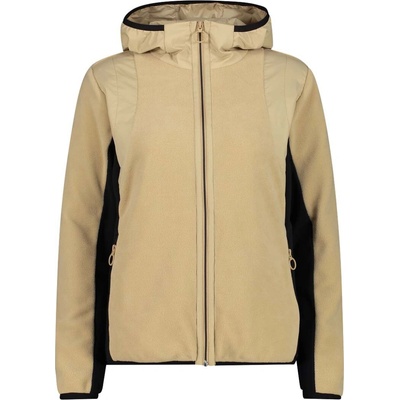 CMP Woman Jacket Fix Hood béžová čierna
