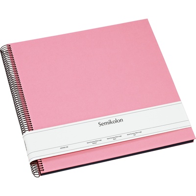 Semikolon Фотоалбум Uni Economy с черни карти голям розов (364039)