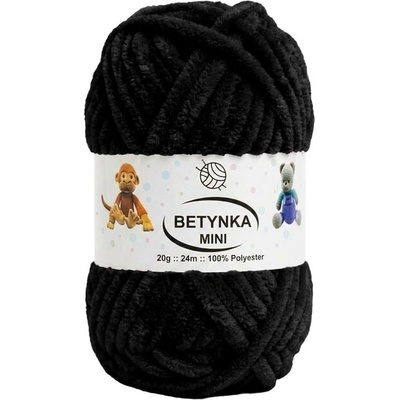 příze Betynka Mini 711 černá