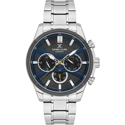 Daniel Klein DK. 1.13793-2 - Мъжки часовник, Exclusive, Кварцов, 44mm, 5 ATM, Черен