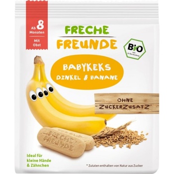 FRECHE FREUNDE BIO Sušienky Špalda a banán 8m 100 g