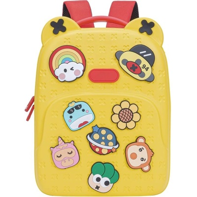 Раница за детска градина Push me out Yellow (68133)