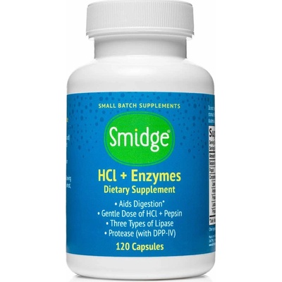 Smidge HCL tráviace enzýmy 120 kapsúl
