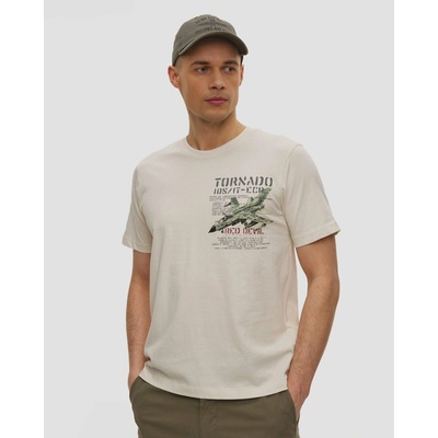 Aeronautica Militare pánské Béžové tričko