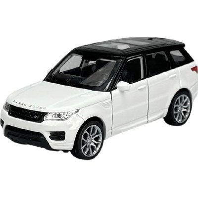Welly Range Rover Sport kovový model hračka na baterie světla zvuk 1:24 Bílá