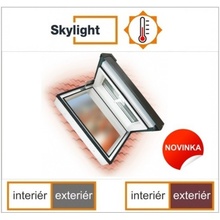 DOBROPLAST - SKYLIGHT LOFT PREMIUM TERMO plastový střešní výlez PVC 5/7 - 55/78cm