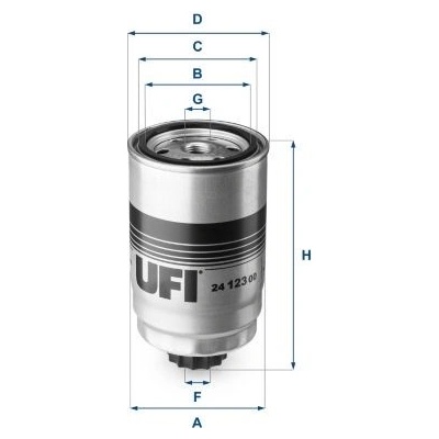 UFI 24.123.00 Palivový filtr (24.123.00) – Hledejceny.cz