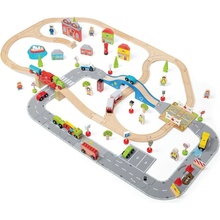Bigjigs Rail Vláčkodráha a autodráha