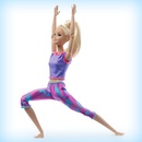 Barbie V pohybe Blondínka v modrom tope