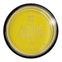 Pastelový žltý aqua make-up 15g