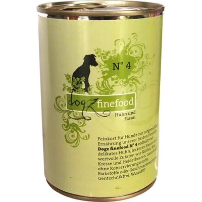 Dogz Finefood No.4 s kuracie a bažantím mäsom 400 g
