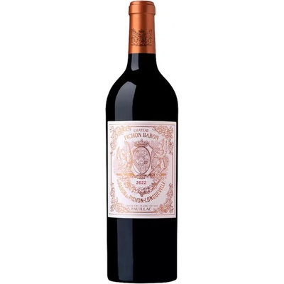Château Pichon Baron Cuvée suché červené 2022 14% 0,75 l (čistá fľaša)