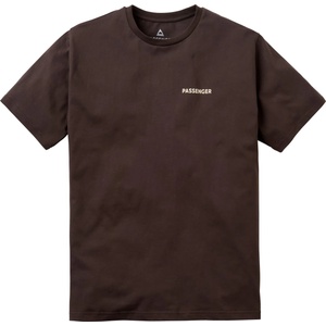 Passenger Мъжка тениска Passenger Cutout Organic Cotton T-Shirt - Espresso - размер XXL (216-5942-0415)