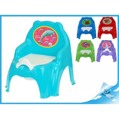 Tega Baby Židlička s vyjímatelným nočníkem Růžová safari