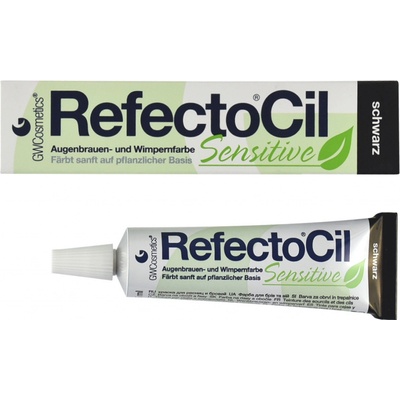 RefectoCil Sensitive Eyelash & Eyebrow Tint barva na řasy a obočí Black 15 ml – Zboží Dáma