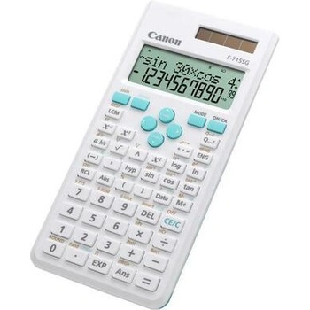 Canon Научен калкулатор Canon F-715SG бяло/синьо, 250 функции, 2-редов LCD, соларен + батерия (CANON CALC F-715SG /WHT/BLU)
