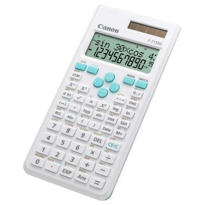 Canon Научен калкулатор Canon F-715SG бяло/синьо, 250 функции, 2-редов LCD, соларен + батерия (CANON CALC F-715SG /WHT/BLU)