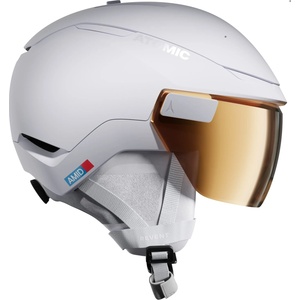 Atomic Ски каска Atomic Revent GT Amid Visor HD Photochromic S1-3 Ski helmet - White Heather / Amber Gold HD Photo - размер One Size (418-1605-0313)