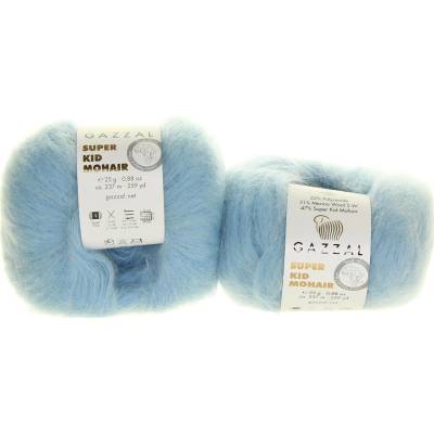 Gazzal Super Kid Mohair 64420 světle modrá