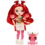 MGA Entertainment Rainbow High Малка сестричка фея - Apple (Червено) (543381-EUC)
