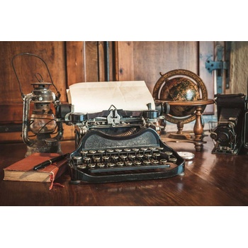DIMEX ART s. r. o Флизелинов фототапет ретро пишеща машина 375 x 250 см