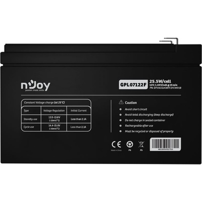nJoy GPL07122F 12V 7Ah, BTVACGUOBTF2FCW01B (BTVACGUOBTF2FCW01B)