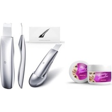 BeautyBiowave celotělově kovová sonická špachtle SILVER