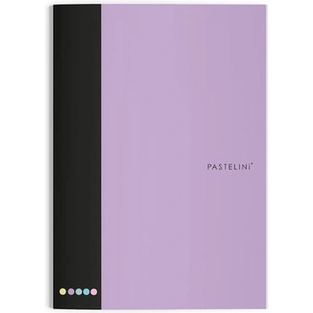PASTELINi Тетрадка pastelini a/4 40 листа с допълнителни скоби лилаво 6-90025 (6-90025)