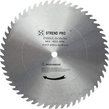 Strend Pro SuperSaw CW Pílový kotúč bez plátkov na drevo 500x3,0x30 z56