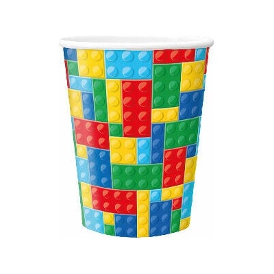 Paw Papírový kelímek 0,25l Colorful Bricks