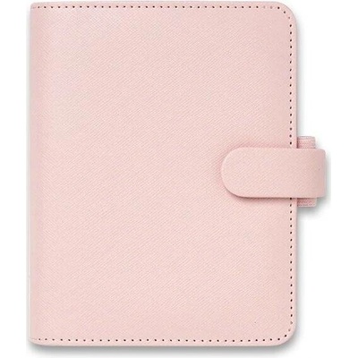 Filofax Saffiano A7 týdenní 2026 růžový